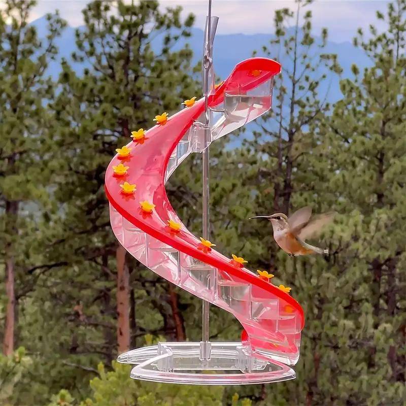 Flower Decor Bird Feeder 1pc