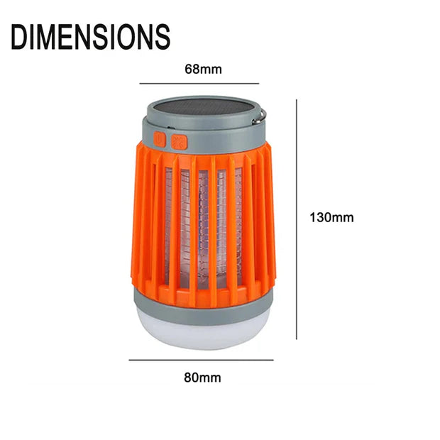 ZapTek Solar Outdoor LED Light and Mosquito Killer